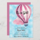 Search for red hot air balloon invitations White