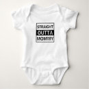 Search for straight outta baby clothes Typography