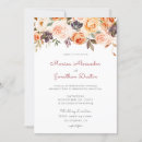 Search for orange and plum invitations Rustic