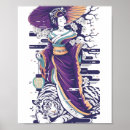 Search for geisha posters Kimono