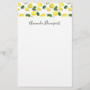 Search for lemon stationery paper Citrus
