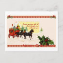 Search for carriage christmas cards Holly