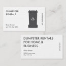 Search for trash business cards Commercial
