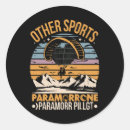 Search for paragliding sport stickers Parachutist