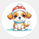 Search for kawaii christmas stickers Dog