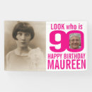 Search for 90th birthday banners Ninetieth