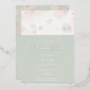 Search for peach and mint invitations Silver