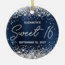 Search for navy blue and silver christmas tree decorations Keepsake