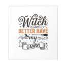 Search for halloween witch notepads Trickortreat