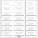 Search for address wedding stickers Modern elegant