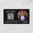 Search for youtube channel business cards Professional youtuber