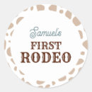 Search for wild west stickers First birthday