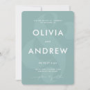 Search for seafoam green invitations Minimalist