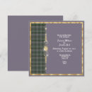 Search for ancient wedding invitations Tartan