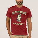 Search for masters degree tshirts Humour