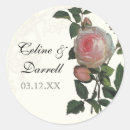 Search for pink and grey wedding stickers Rose