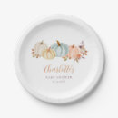 Search for pumpkin baby shower plates Botanical