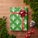 Search for forest green and white wrapping paper Geometric