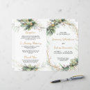 Search for greenery wedding programs Eucalyptus leaves