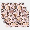 Search for donut wrapping paper Chocolate