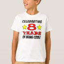 Search for 8 year old birthday tshirts 8th bday