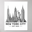 Search for statu art Nyc skyline