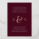 Search for plum and gold wedding invitations Formal