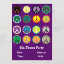 Search for flower peace sign invitations Groovy