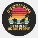 Search for same stickers Old people