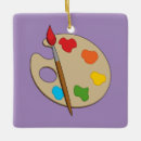 Search for paint palette christmas tree decorations Brush