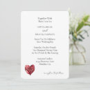 Search for red flower wedding invitations Roses