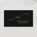 Search for black makeup artist business cards Beauty salon
