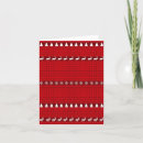 Search for knitted christmas cards Red