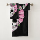 Search for sugar skull bath towels Dia de los muertos