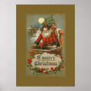 Search for vintage santa posters Reindeer