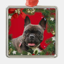 Search for french bulldog christmas tree decorations Animals