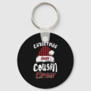 Search for red plaid key rings Xmas