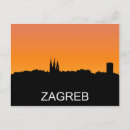 Search for city silhouette postcards Illustration