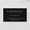 Search for traditional business cards Attorney