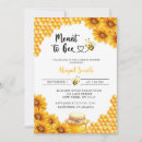 Search for meant to bee bridal shower invitations Yellow