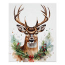 Search for christmas deer art Watercolor