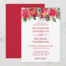 Search for red christmas wedding invitations Festive