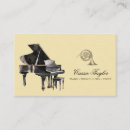 Search for music business cards Elegant