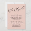 Search for elopement celebration invitations Simple