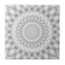 Search for black and white floral pattern tiles Monochrome