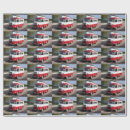Search for red truck wrapping paper Red and white