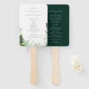 Search for green gold wedding programmes Rustic
