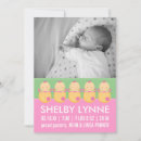 Search for girl birth announcement cards Pink