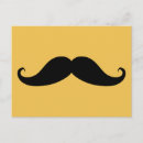 Search for moustaches postcards Black