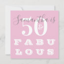 Search for grey birthday invitations Fifty